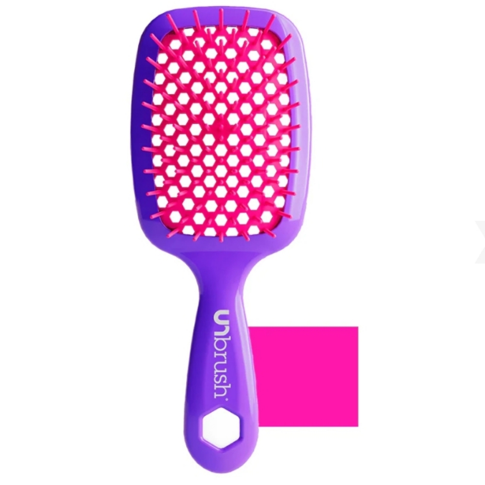 FHI Heat Unbrush Neon Hairbrush in Electric Berry NIB